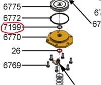 Кольцо уплотнительное в клапан  Franke Evolution viton 1H328345