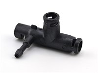 Корпус крана пар/вода (пластик чёрный) Saeco Incanto/Gaggia Titanium (A) 148440150